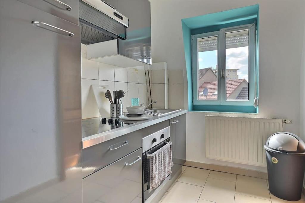 Appartement Charmant Tres Proche Centre-Ville, Parking Gratuits, Mulhouse Centre Exterior foto